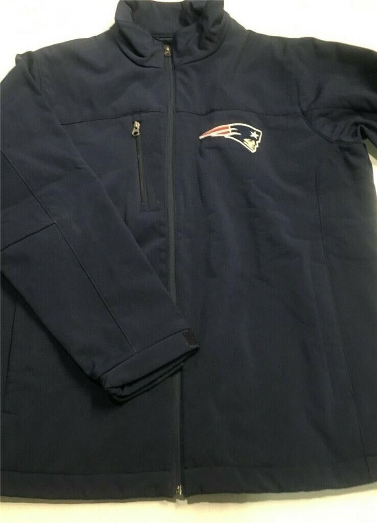 NFL Patriots Men's Softshell Jacket, NAVY, Large